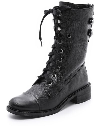 Sam Edelman Darwin Combat Boots - Black