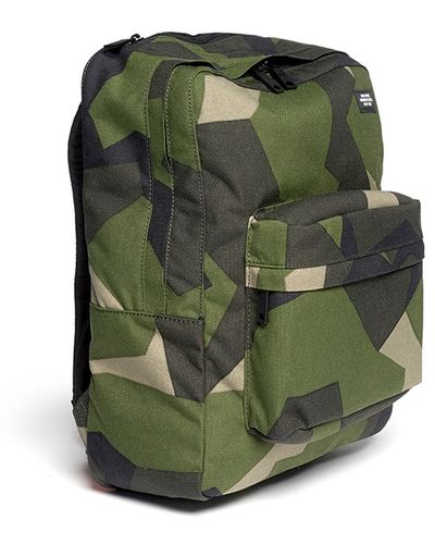 Jack Spade Swedish M90 Cordura Camo Backpack - Green