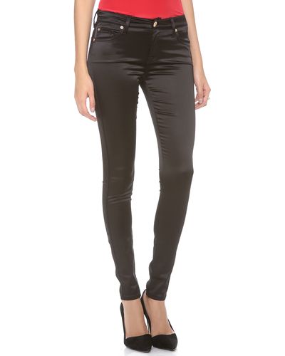 7 For All Mankind The Skinny Pants - Black