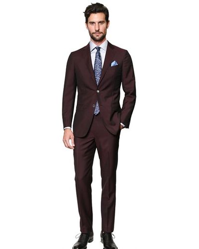 Zegna Zero Weight Wool Mohair Blend Suit - Brown