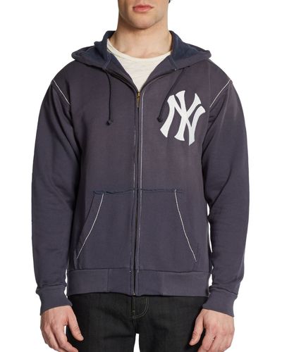 Red Jacket New York Yankees Zip Hoodie - Blue