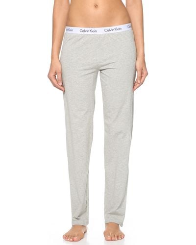 Calvin Klein Logo Lounge Pants - Gray
