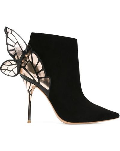 Sophia Webster Chiara Butterfly Boots - Black