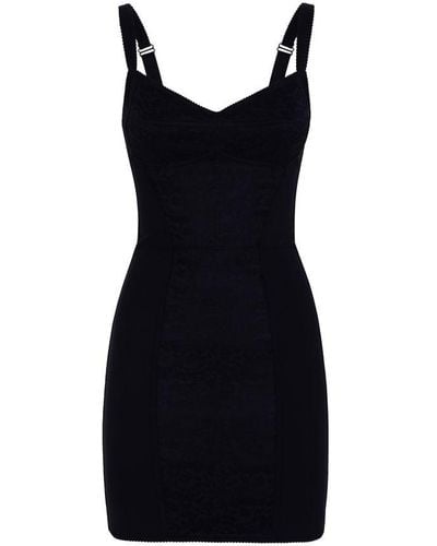 Dolce & Gabbana Corset-style Slip Dress - Black