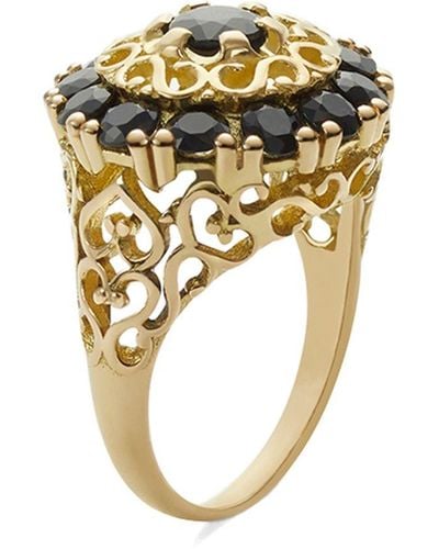 Dolce & Gabbana Yellow Gold Black Sapphire Ring - Metallic