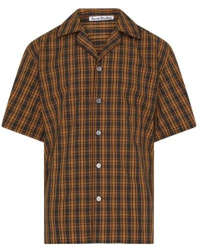 Acne Studios Short-sleeved Shirt - Brown