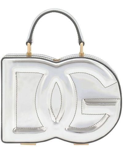 Dolce & Gabbana Dg Logo Bag Crossbody Box Bag - White