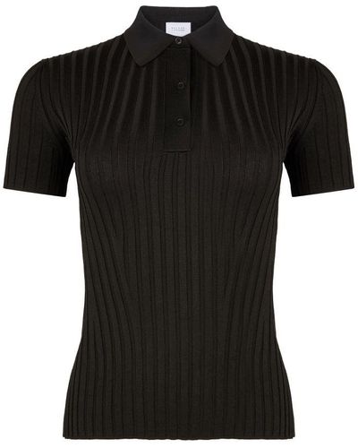 GALVAN LONDON V Neck Camisole Black // Satin camisole top ($280