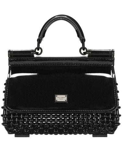 Dolce & Gabbana Sicily Box Handbag - Black