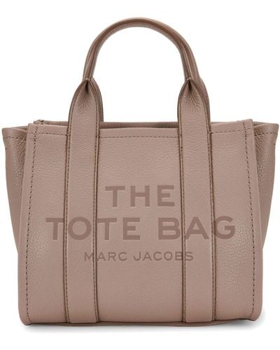 Marc Jacobs Tasche The Leather Small Tote Bag - Braun