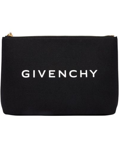 Givenchy Small Logo Pouch - Black
