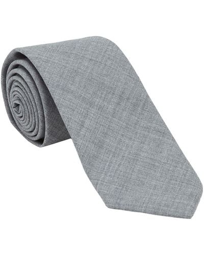 Brunello Cucinelli Wool Necktie - Gray