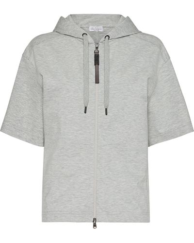 Brunello Cucinelli Interlock-Sweatshirt - Grau