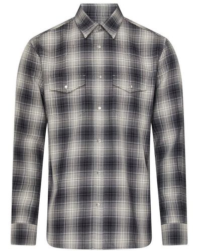 Tom Ford Western Shirt - Gray