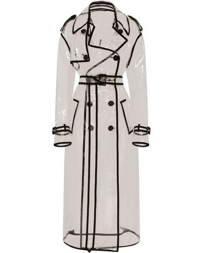 Dolce & Gabbana X Kim – Trench-coat en PVC - Blanc