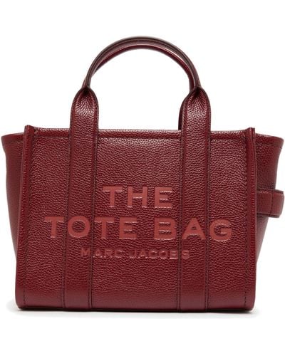 Marc Jacobs Tasche The Leather Small Tote Bag - Rot