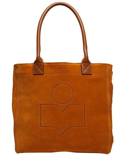 Isabel Marant Small Yenky Tote Bag - Brown