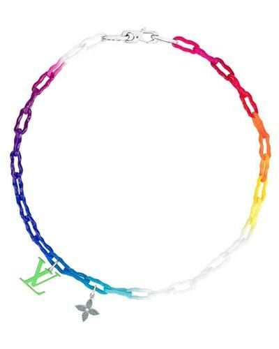 Louis Vuitton Collier Rainbow Charms - Multicolore