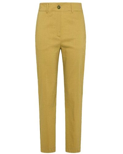 Momoní Lyon Cotton Linen Pants - Yellow
