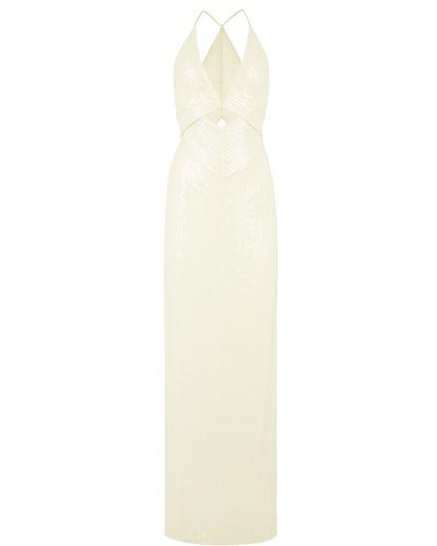 Galvan London Galvanized Prism Dress - White