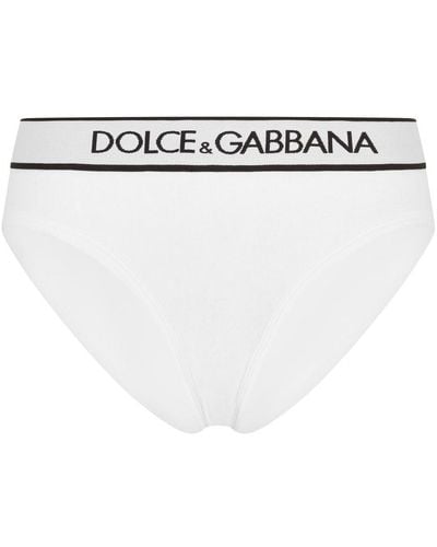 Dolce & Gabbana Jersey Brazilian Briefs - Black