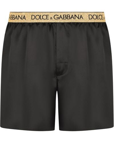 Dolce & Gabbana Boxershorts und Schlafmaske - Schwarz