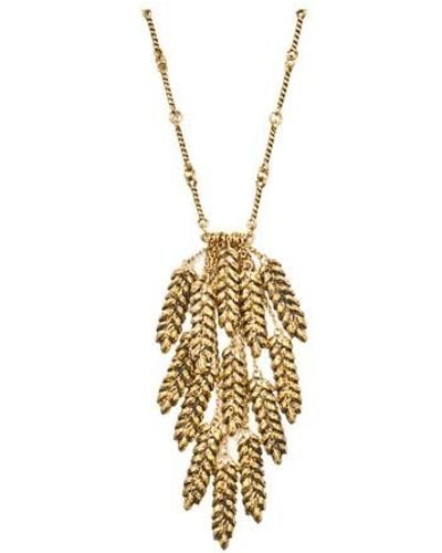 Aurelie Bidermann Wheat Long Necklace - Metallic