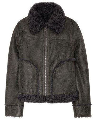 Zadig & Voltaire Kady Leather Jacket - Black