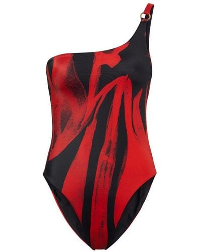 Louisa Ballou Ring One Piece Swimsuit - Red