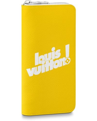 Louis Vuitton Zippy Vertical Geldbörse - Gelb