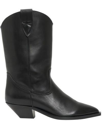 Closed Bottes western en cuir - Noir