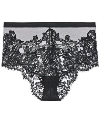 La Perla Lace French Panties - Black
