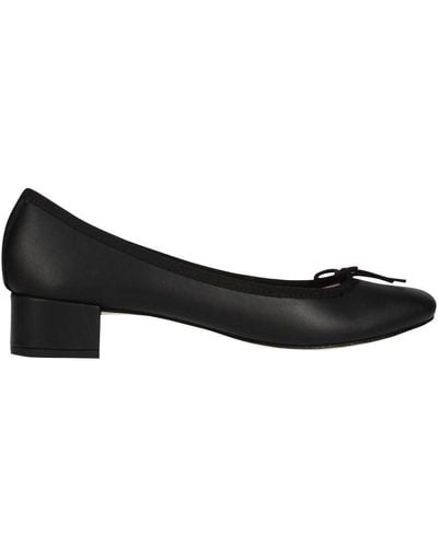 Repetto Camille Ballet Flats With Leather Sole - Black