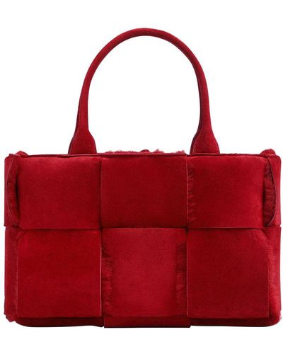 Bottega Veneta Arco Tote Bag - Red