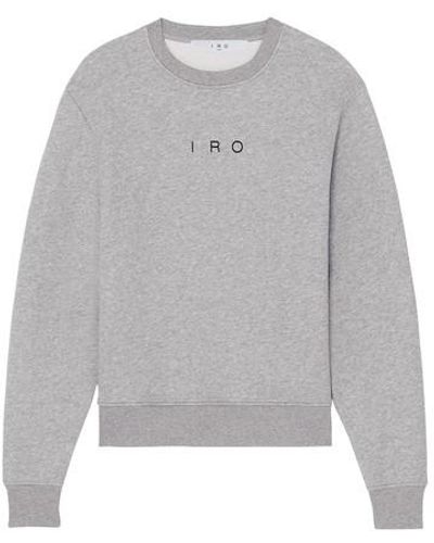 IRO Lionel Round Neck Sweatshirt - Grey