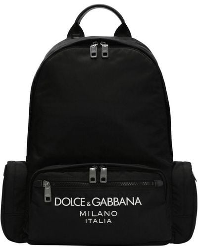 Dolce & Gabbana Nylon Backpack - Black