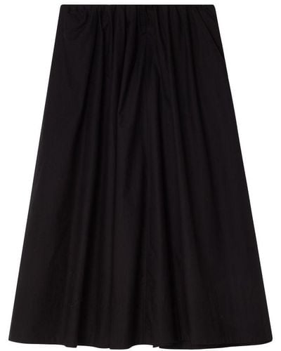 House of Dagmar A-Lined Midi Skirt - Black