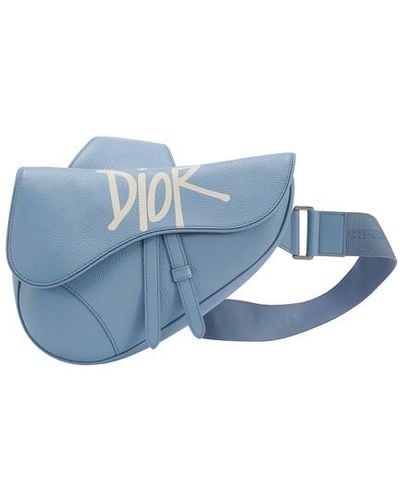 Dior Sac Saddle AND SHAWN - Bleu