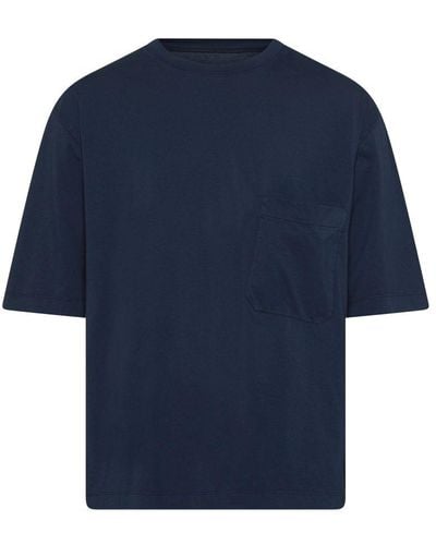 Lemaire Short-Sleeved T-Shirt - Blue