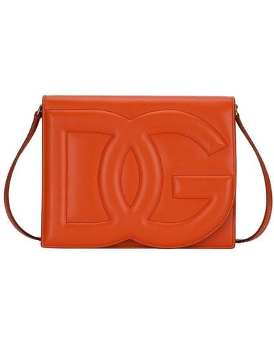 Dolce & Gabbana Dg Logo Bag Crossbody Bag - Orange