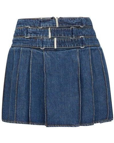 David Koma Mini Skirt - Blue