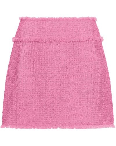 Dolce & Gabbana Minirock aus Raschel-Tweed - Pink