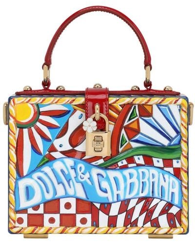 Dolce & Gabbana Dolce Box Handbag - Blue