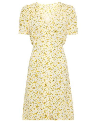 Sessun Claudia Short Dress - Yellow