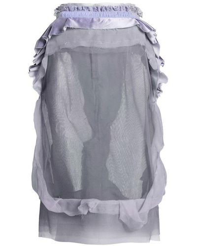 Maison Margiela Décortiqué Midi Skirt - Grey