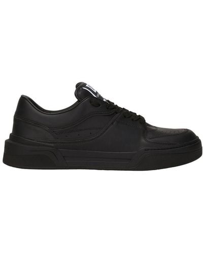 Dolce & Gabbana Leather Trainers - Black