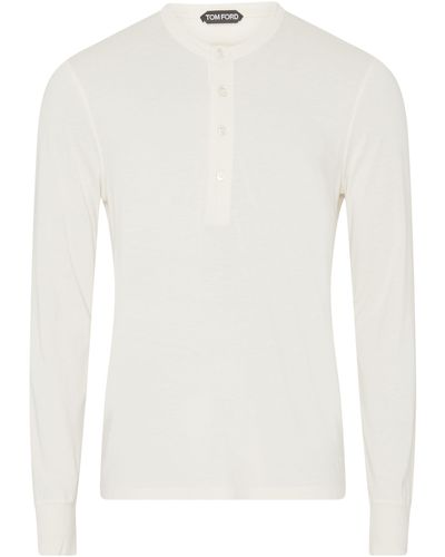Tom Ford Pull col rond - Blanc