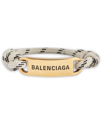 Balenciaga Bracelet Plate - Métallisé