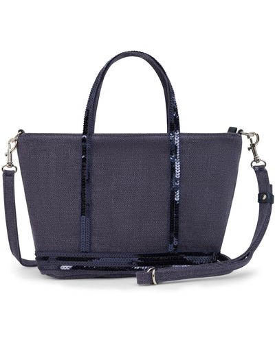 Vanessa Bruno Cabas-Tasche XS aus Leinen - Schwarz