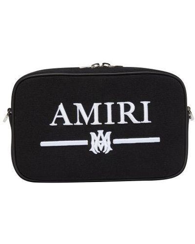 Amiri Ma Bar Canvas Camera Bag - Black
